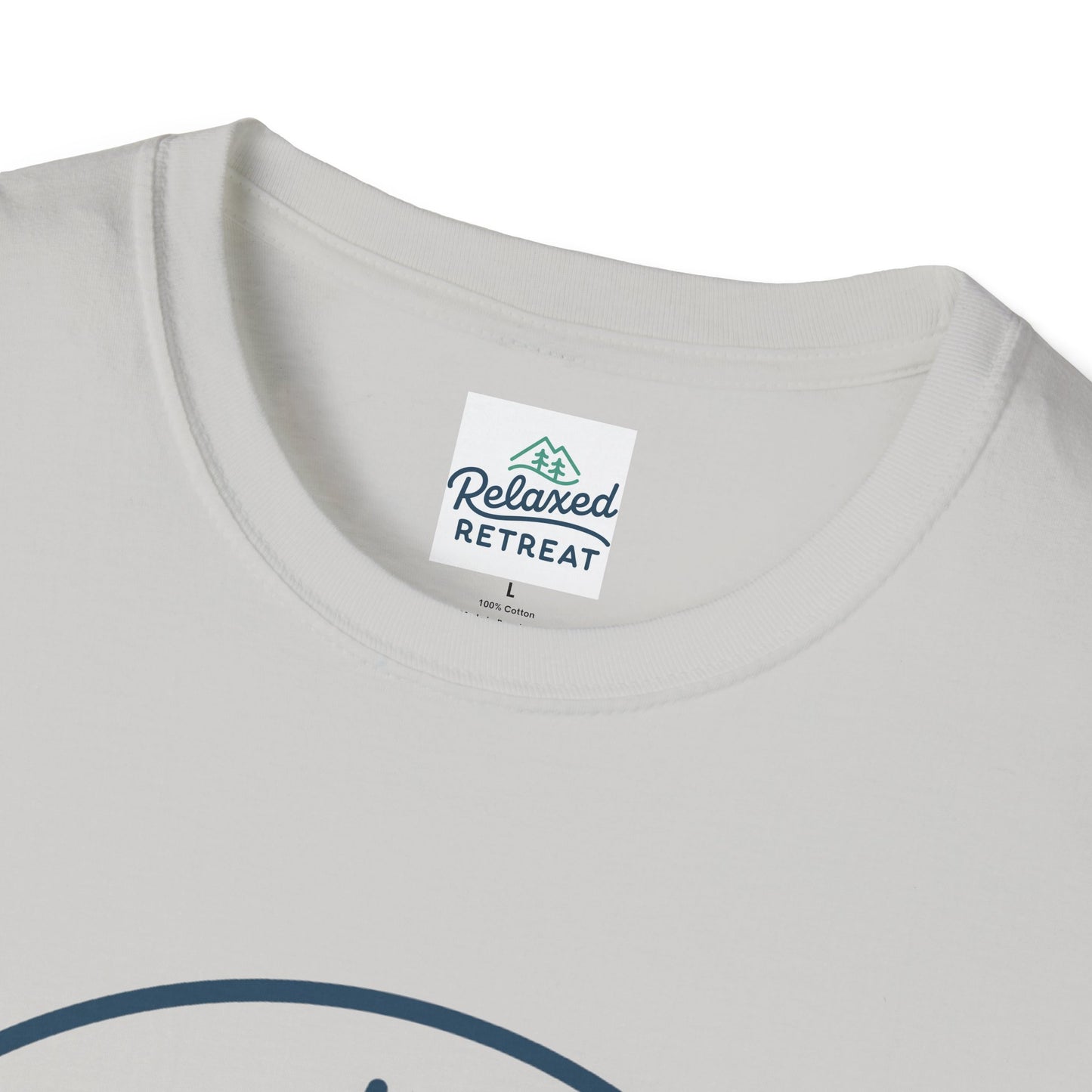 Relaxed Retreat Fishing T-Shirt - Unisex Softstyle: Release to the GREASE!