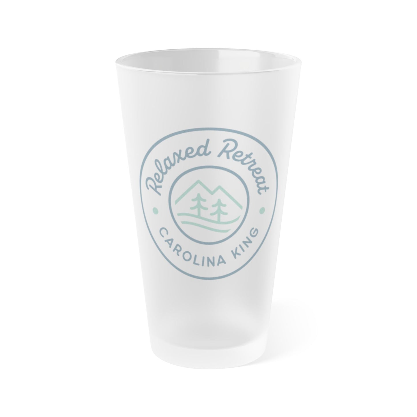 Frosted Pint Glass, 16oz