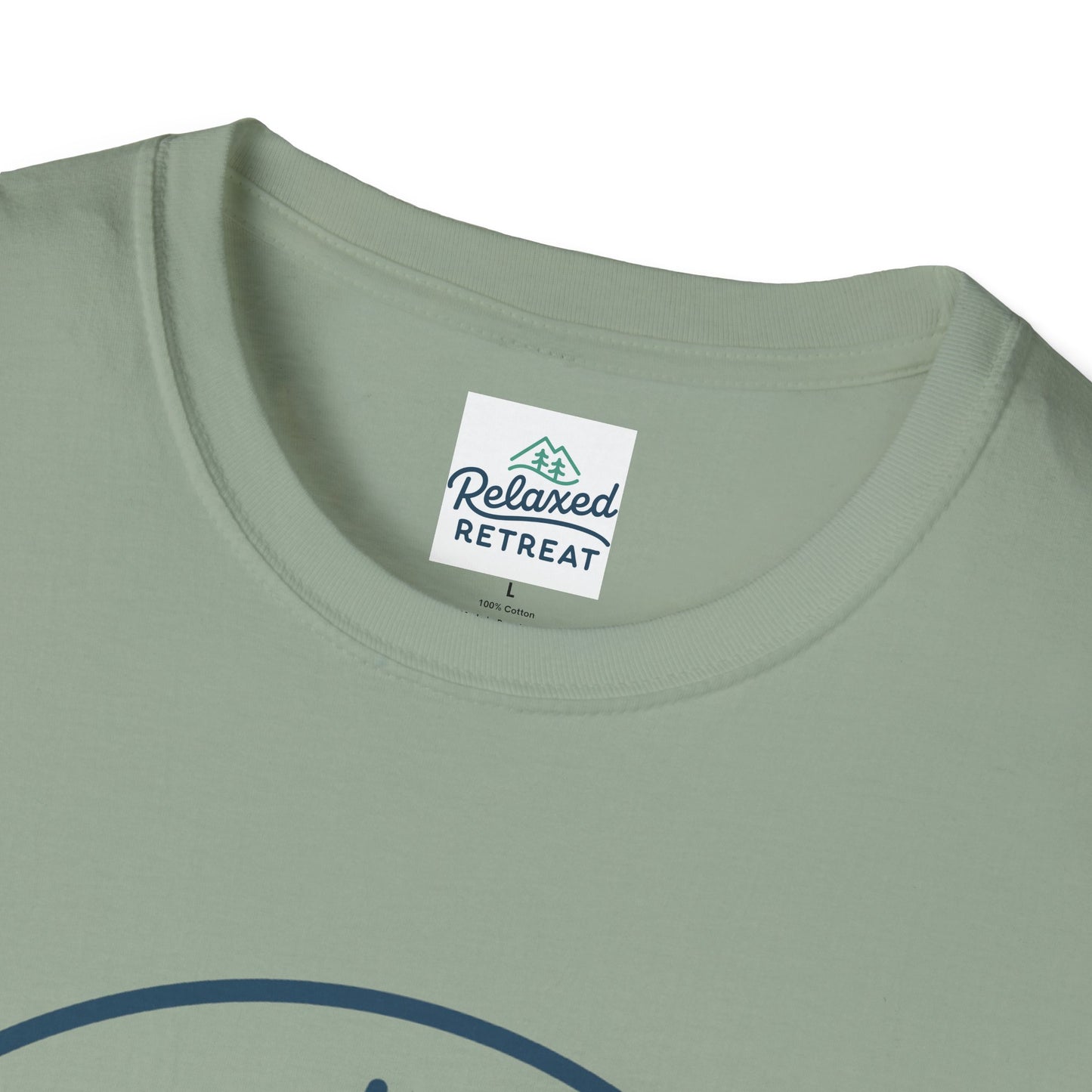 Relaxed Retreat Fishing T-Shirt - Unisex Softstyle: Release to the GREASE!