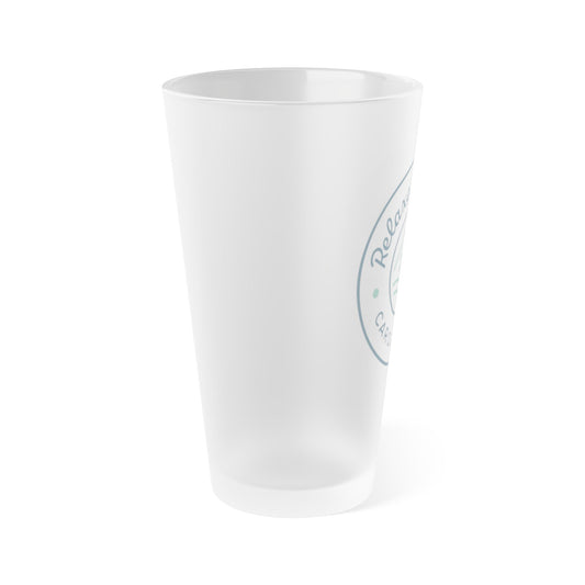Frosted Pint Glass, 16oz