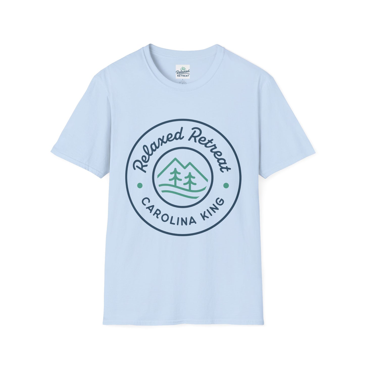 Relaxed Retreat Fishing T-Shirt - Unisex Softstyle: Release to the GREASE!