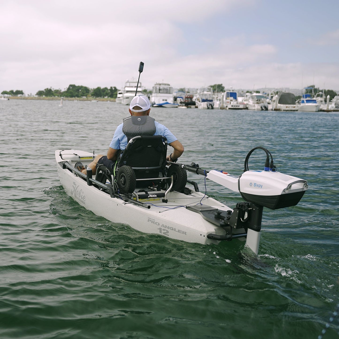 Bixpy Power Pole to Transom Conversion Adapter